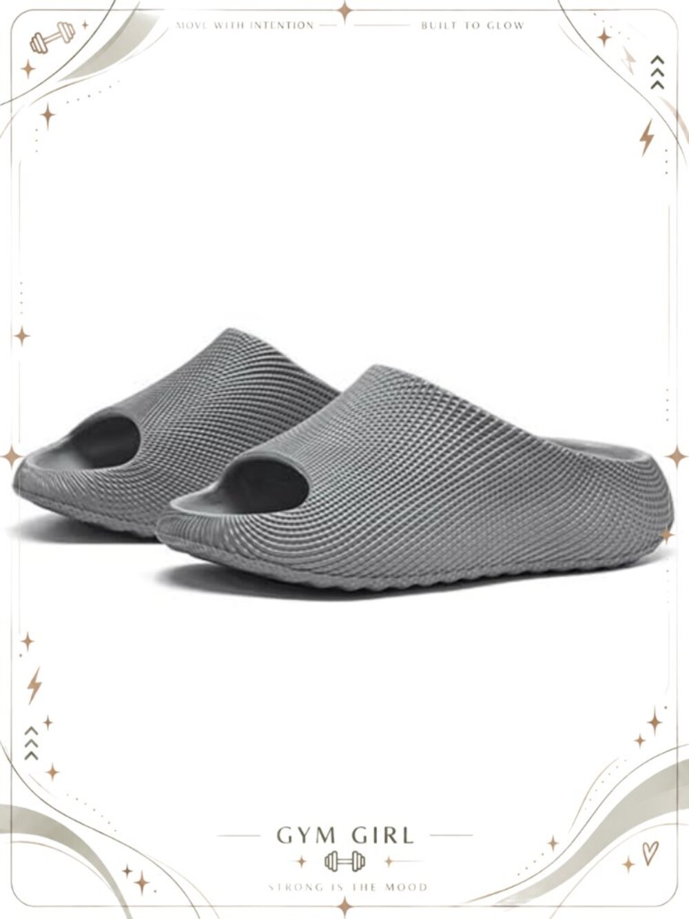 EVA Slip On Recovery Slides Lightweight Water Shoes Arch Support